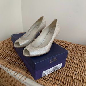 Stuart Weitzman Linen Heel